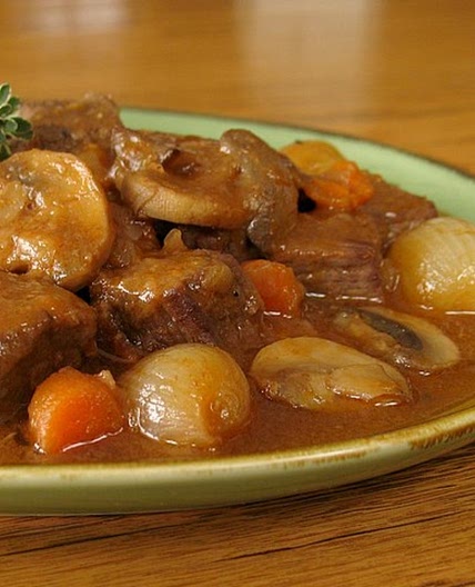Crock Pot Beef Bourguignon