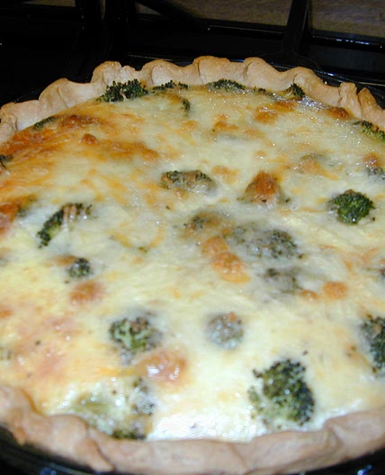 Italian sausage-Broccoli Quiche