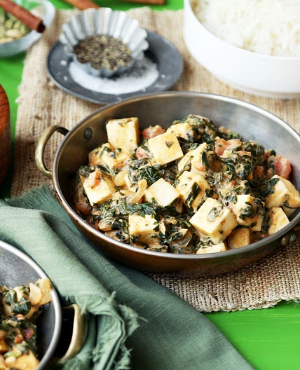 Palak Paneer (Indian Fresh Spinach With Paneer Cheese)