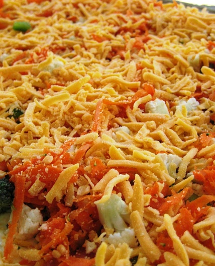 Fresh Vegetable Pizza