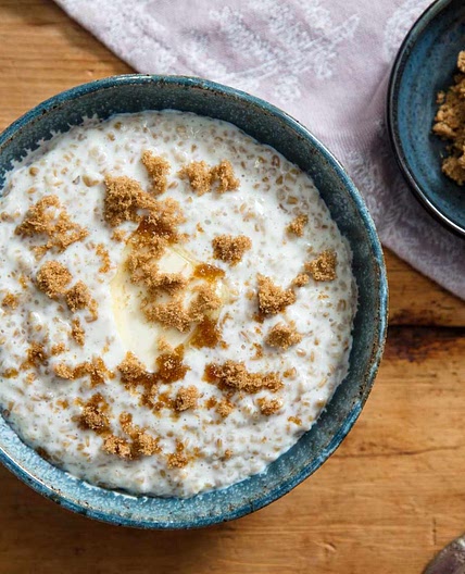 Creamy Irish-Style Oatmeal With Brown Sugar Recipe