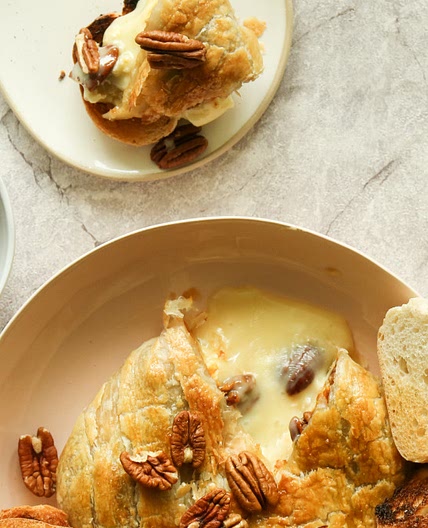 Pumpkin Pecan Baked Brie