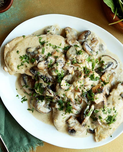 Julia Child Supremes De Volaille Aux Champignons (Chicken Breast