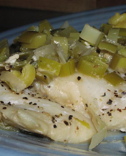 Fish Baked With Leeks