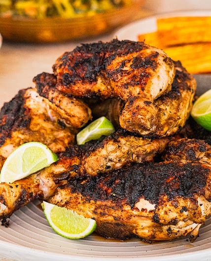 Jerk butterflied chicken