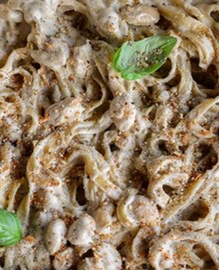 Creamy Alfredo-Style High Protein Pasta