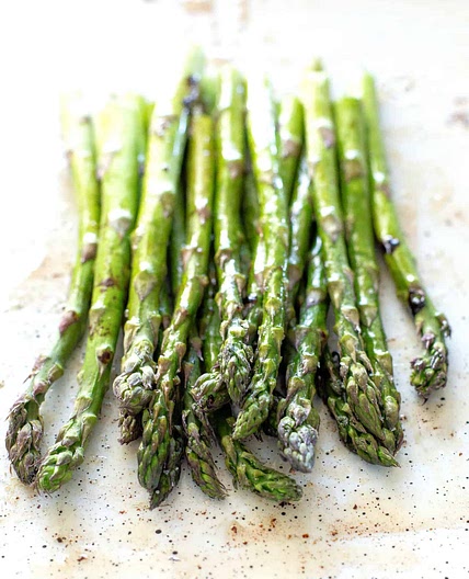 Roasted Asparagus with Balsamic Browned Butter