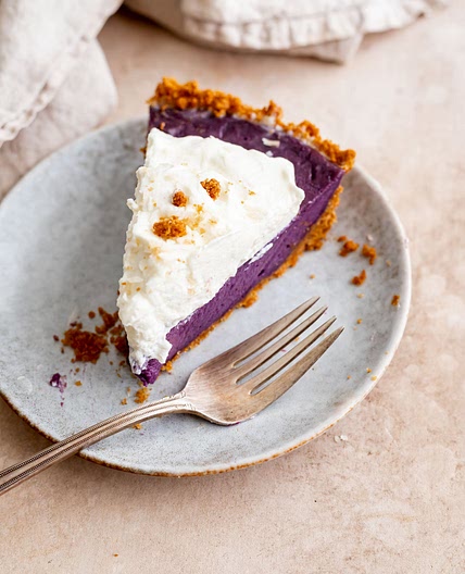 Super Easy Ube Pie