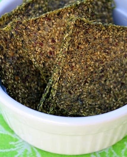 Green Juice Pulp Crackers Recipe