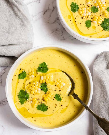 Sweet Corn Gazpacho Recipe