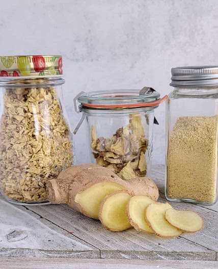 Dehydrate Ginger & Make Ginger Powder
