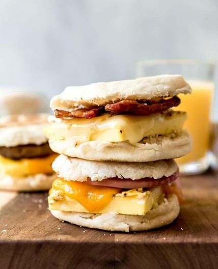 Make Ahead Breakfast Sandwiches