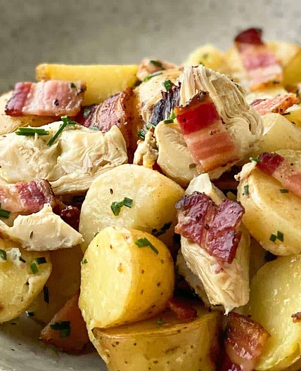 Potato Salad with Crème Fraîche [No Mayo, Gluten Free]