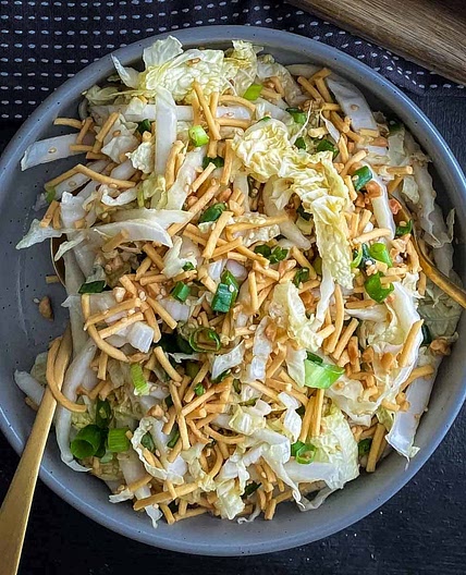 Crunchy Noodle Salad with Cabbage