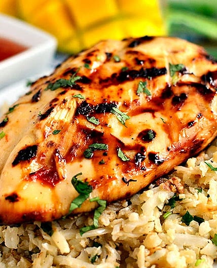 Sweet Chili Coconut-Lime Grilled Chicken