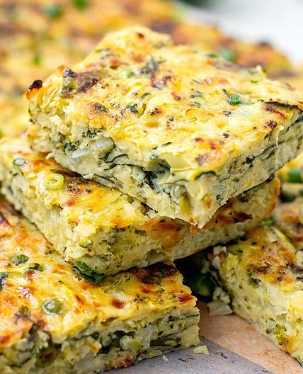 Healthy Zucchini Slice
