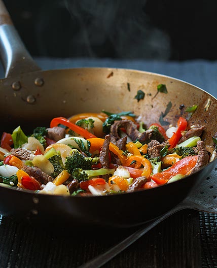 Oriental beef stir-fry