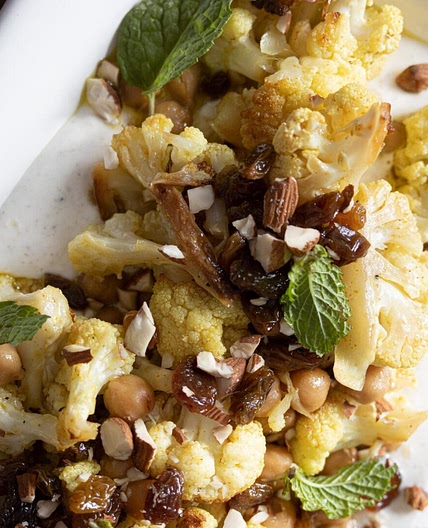 Chickpeas, Cauliflower, Curry Vinaigrette