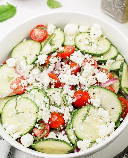 Cold Summer Zucchini Salad Recipe