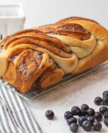 Blueberry Cream Cheese Babka