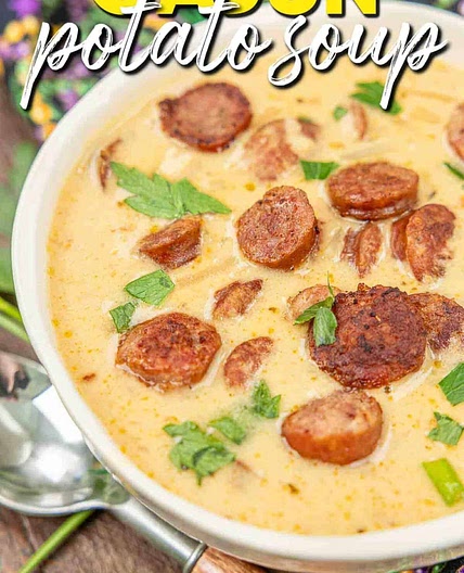 Slow Cooker Cajun Potato Soup