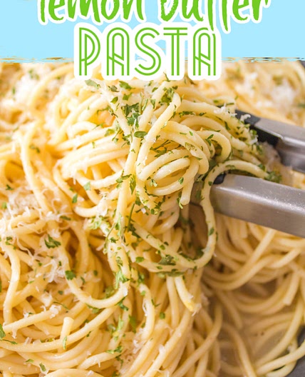 FAST EASY LEMON GARLIC BUTTER PASTA
