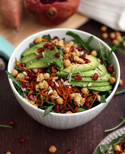 Healthy Sweet Potato Noodle Salad