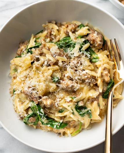 Italian Sausage Orzo