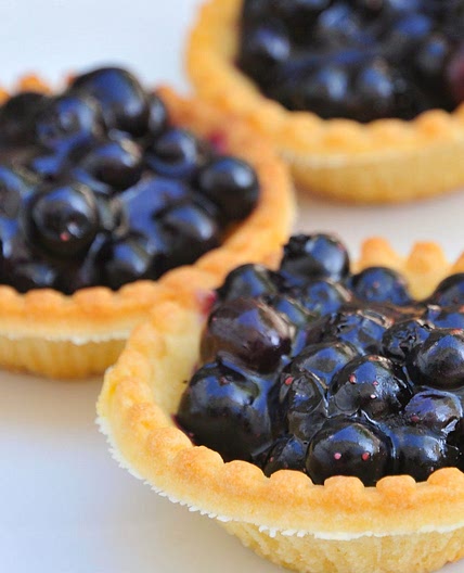 Topless Blueberry Pie