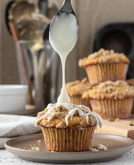Cardamom Spiced Coffee Cake Muffins