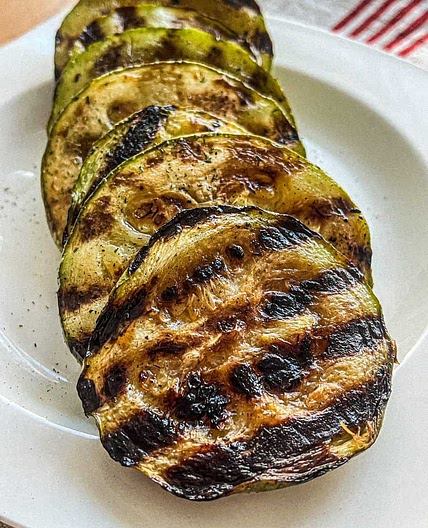 Mediterranean Round Zucchini (Grilled)