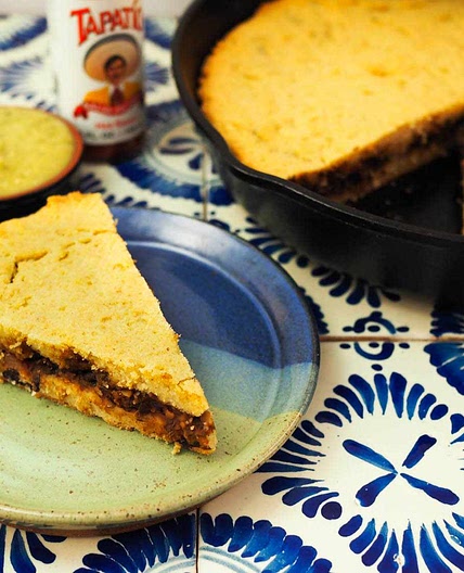 Tamal de Cazuela (Mexican Tamale Pie) With Black Bean Filling Recipe