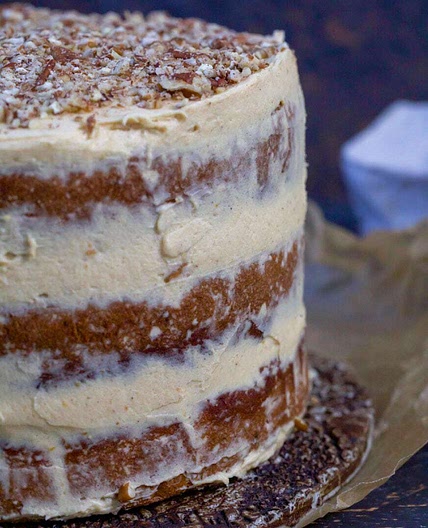 Keto Carrot Cake with Maple Cinnamon Buttercream