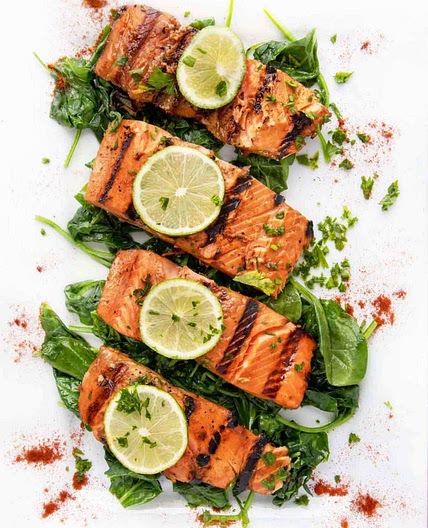 Easy Marinated Grilled Salmon