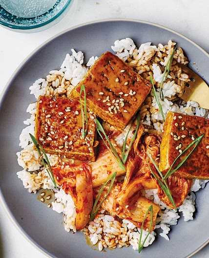Crispy Tofu with Maple-Soy Glaze