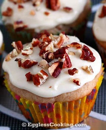 Egg-Free Hummingbird Cupcakes