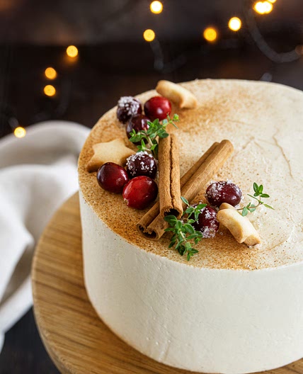 Cranberry Honey Cake