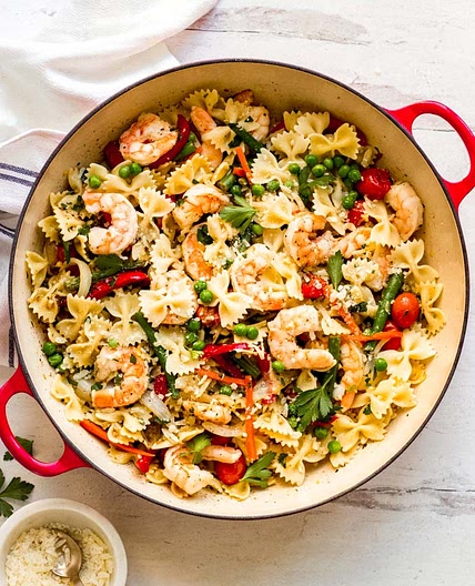 Shrimp Pasta Primavera Recipe