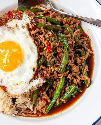 15-minute Thai Basil Pork Stir-fry