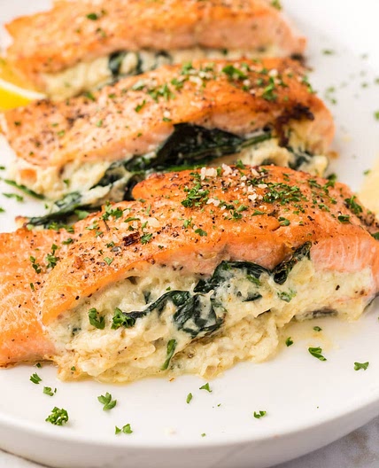 Stuffed Salmon