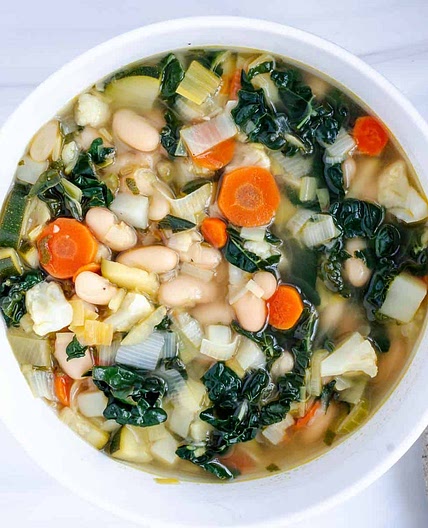 Vegetable Soup Without Tomatoes
