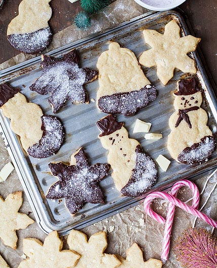 Peppermint White Chocolate Cookies