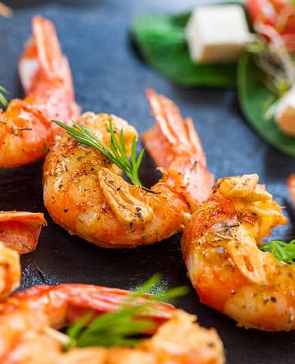 Shrimp Scampi Skewers
