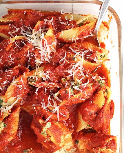 Vegan Stuffed Shells with Cashew Ricotta