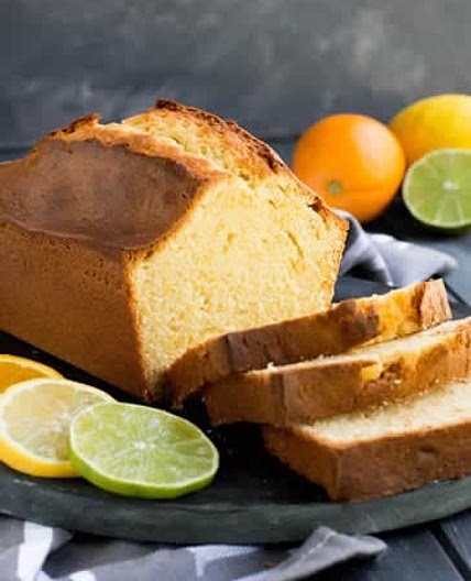Triple Citrus Pound Cake