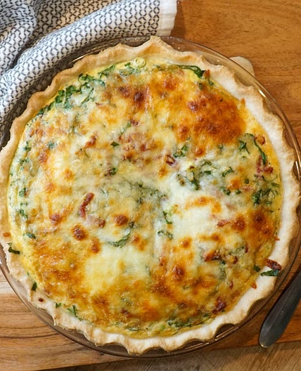 Bacon Spinach Quiche