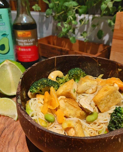 Curried Tofu Noodles
