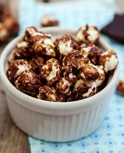 Receita de Pipoca de chocolate