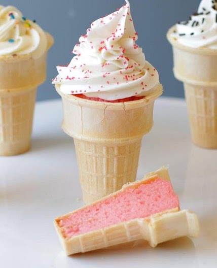 Ice Cream Cone Cupcakes