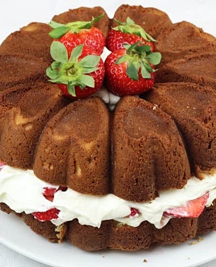 Strawberry Shortcake Pound Cake recipe
